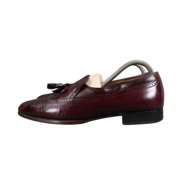 Bally Shoes Mens 8 Tassel Loafers Salisbury Wingtip Leather Brogue Classic Dress main image 11